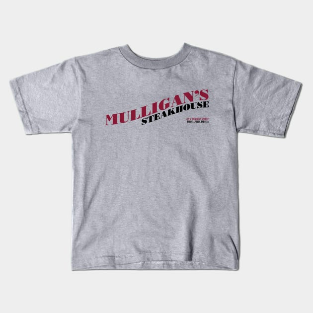 Mulligan's Steakhouse Kids T-Shirt by BishopCras